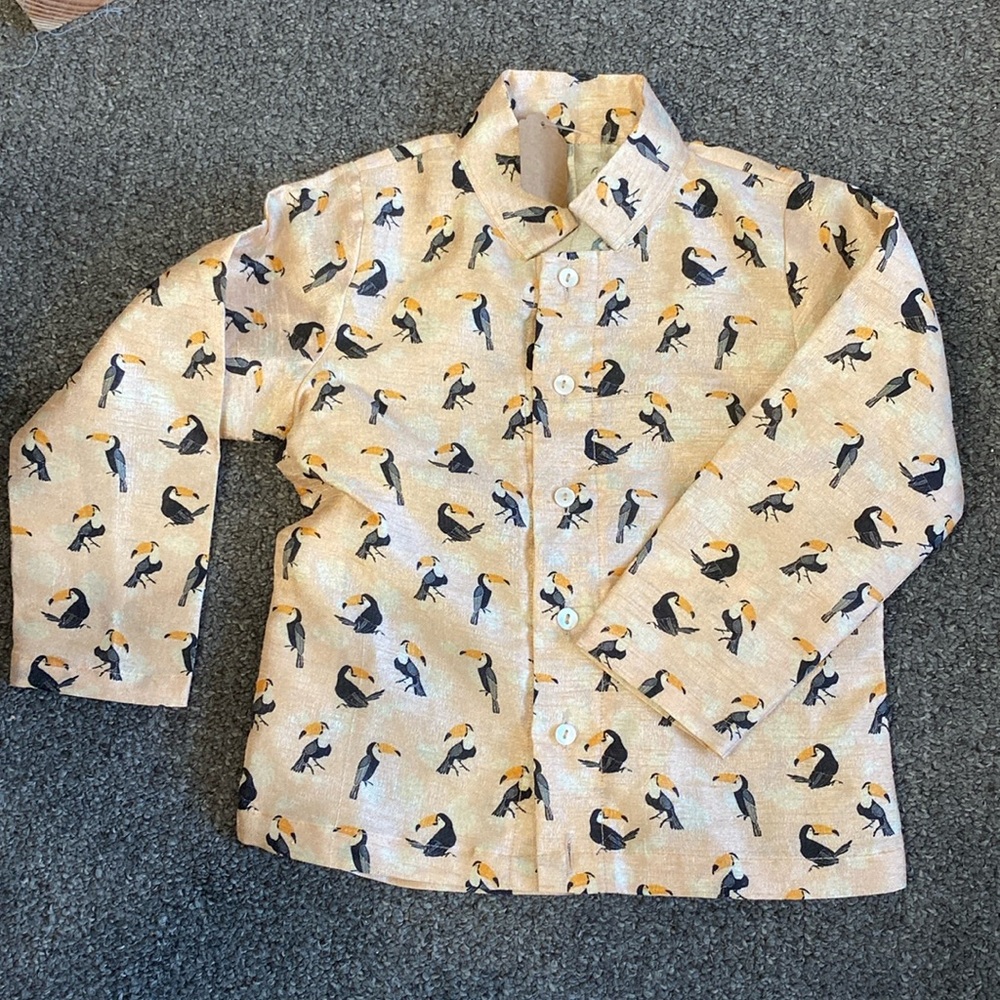 Vintage unique fun Toucans kids shirt
